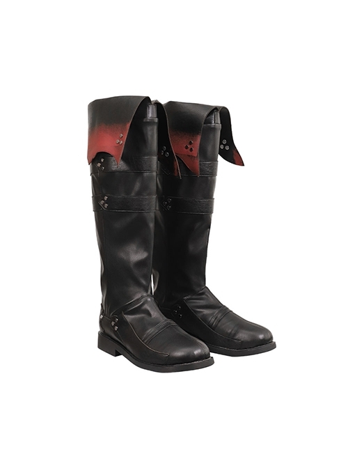 Game Final Fantasy VII Ever Crisis Sephiroth Dark Harbinger Halloween Skins Halloween Cosplay Accessories Black Boots