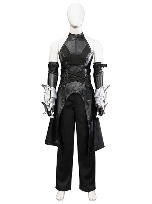 Game Final Fantasy VII Ever Crisis Sephiroth Edged Wings Training Garb Halloween Cosplay Costume Set Without Shoes