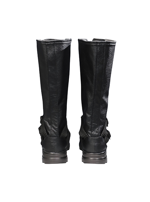 Game Final Fantasy VII Ever Crisis Sephiroth Edged Wings Training Garb Halloween Cosplay Accessories Black Boots