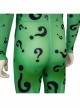 Movie Batman Forever Riddler Bodysuit Halloween Cosplay Costume Set