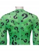Movie Batman Forever Riddler Bodysuit Halloween Cosplay Costume Set