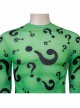 Movie Batman Forever Riddler Bodysuit Halloween Cosplay Costume Set