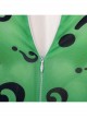 Movie Batman Forever Riddler Bodysuit Halloween Cosplay Costume Set