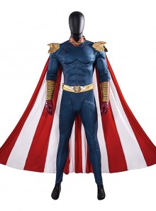 The Boys The Homelander Muscle Upgraded Version Halloween Cosplay Costume Set Without Shoes