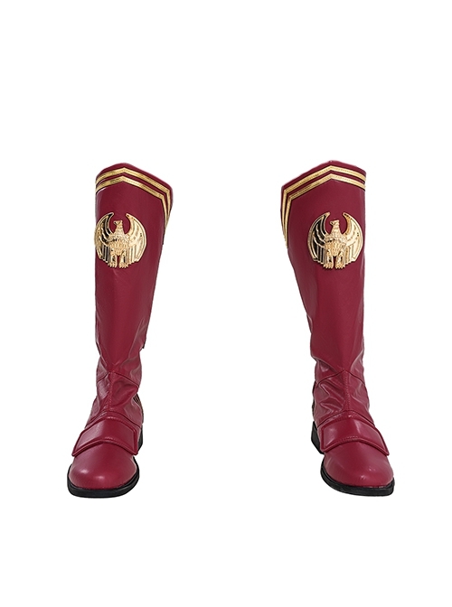 The Boys The Homelander Muscle Upgraded Version Halloween Cosplay Accessories Red Boots