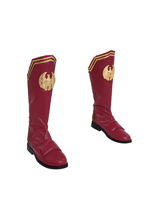 The Boys The Homelander Muscle Upgraded Version Halloween Cosplay Accessories Red Boots