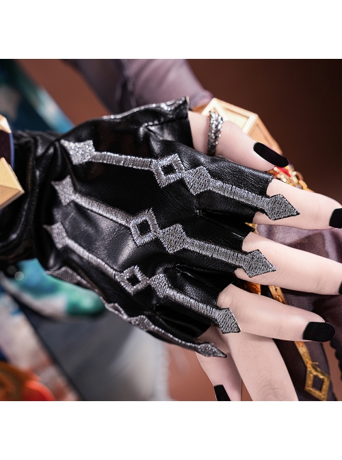 Game Genshin Impact Chasca Halloween Cosplay Costume Full Set
