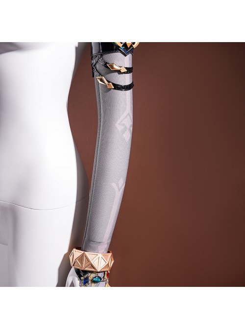 Game Genshin Impact Chasca Halloween Cosplay Costume Full Set