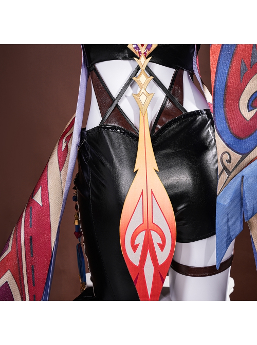 Game Genshin Impact Chasca Halloween Cosplay Costume Full Set