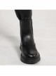 Deadpool & Wolverine Blade Halloween Cosplay Accessories Black Leather Shoes
