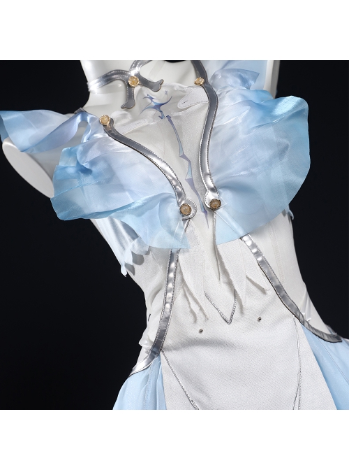 Game Wuthering Waves The Shorekeeper Halloween Cosplay Costume Set