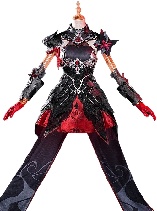 Game Honkai Impact 3rd Nightmare Star Abyss Seele Vollerei Halloween Cosplay Costume Set Without Leg Armors And Shoes