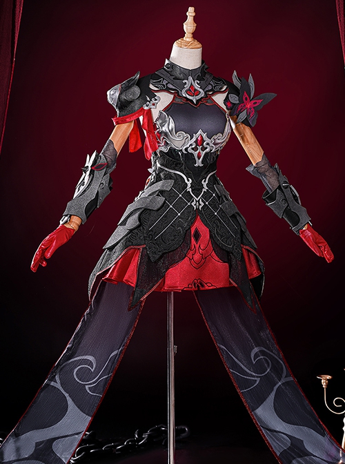 Game Honkai Impact 3rd Nightmare Star Abyss Seele Vollerei Halloween Cosplay Costume Set Without Leg Armors And Shoes