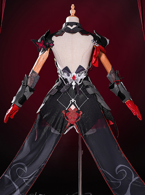 Game Honkai Impact 3rd Nightmare Star Abyss Seele Vollerei Halloween Cosplay Costume Set Without Leg Armors And Shoes