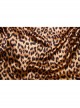 Soft Black And White Plush Loose Thick And Warm With Leopard Print Lining Punk Style Long Sleeved Coat