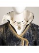 Movie Wicked Madame Morrible Embroidery Styles Halloween Cosplay Costume Set Without Shoes