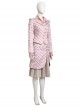 Movie Wicked Glinda Striped Suit Halloween Cosplay Costume Full Set