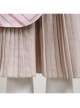 Movie Wicked Glinda Striped Suit Halloween Cosplay Costume Full Set