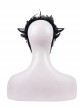 Black Lace Flower Dark Corners Decorated Gothic Style Headband Headdress