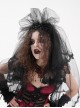 Halloween Dark Black Lace Gothic Style Women's Mesh Headdress
