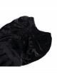 Black Personalized Lace Patchwork Fishtail Pleated Gothic Style Layered Leg Guards