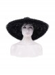 Halloween Death Note Black Layered Gothic Style Elegant Dress Hat