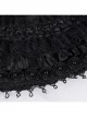 Halloween Death Note Black Layered Gothic Style Elegant Dress Hat