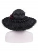 Halloween Death Note Black Layered Gothic Style Elegant Dress Hat