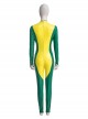 X-Men Rogue Halloween Bodysuit Cosplay Costume Full Set
