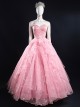 Movie Wicked Glinda Pink Wedding Dress Halloween Cosplay Costume Full Set