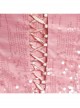 Movie Wicked Glinda Pink Wedding Dress Halloween Cosplay Costume Full Set