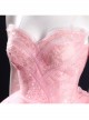 Movie Wicked Glinda Pink Wedding Dress Halloween Cosplay Costume Full Set