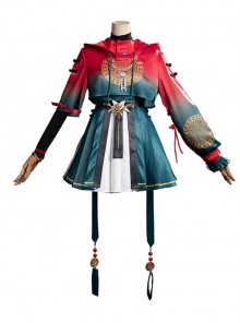Game Gui Long Chao Rin Halloween Cosplay Costume Full Set