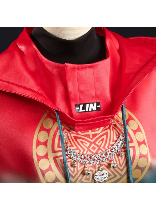 Game Gui Long Chao Rin Halloween Cosplay Costume Full Set