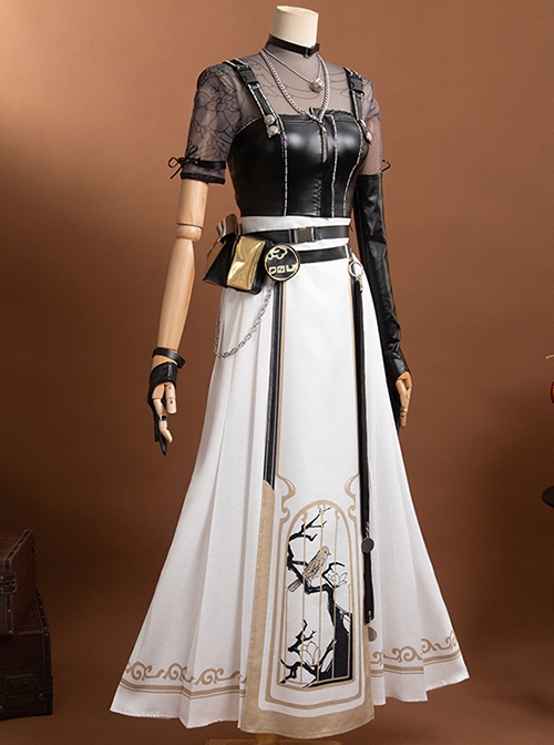 Game Gui Long Chao Yubing Halloween Cosplay Costume Full Set