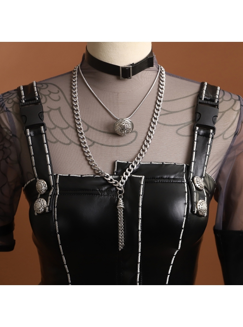 Game Gui Long Chao Yubing Halloween Cosplay Costume Full Set
