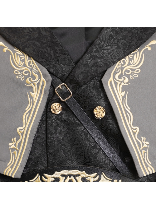 Game Final Fantasy Youth Sephiroth Blue Rose Night Of Thorns Halloween Cosplay Costume Set Without Shoes
