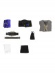 Game Final Fantasy Youth Sephiroth Blue Rose Night Of Thorns Halloween Cosplay Costume Set Without Shoes