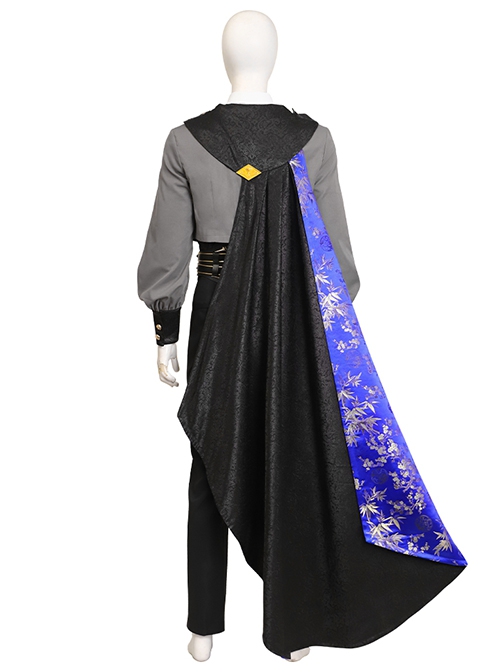 Game Final Fantasy Youth Sephiroth Blue Rose Night Of Thorns Halloween Cosplay Costume Set Without Shoes