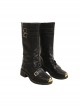 Game Final Fantasy Sephiroth Blue Rose Night Of Thorns Halloween Cosplay Accessories Black Boots