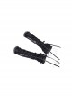 Black Sexy Pleated Lace Gothic Style Drawstring Gloves