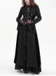 Personalized Black Tassel Pendant With Exquisite Japanese Buckle Back Tie Rope Design Gothic Style Hooded Long Sleeved Jacket