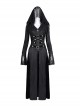 Personalized Black Tassel Pendant With Exquisite Japanese Buckle Back Tie Rope Design Gothic Style Hooded Long Sleeved Jacket