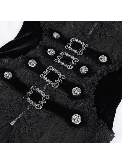 Personalized Black Tassel Pendant With Exquisite Japanese Buckle Back Tie Rope Design Gothic Style Hooded Long Sleeved Jacket