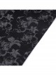 Adjustable Dark Black Devil Print Chinese Gothic Style Horse Face Skirt