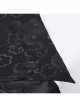 Irregular Black Lace Front And Back Cross Tie Neckline Chinese Bow Tie Decoration Gothic Style Long Sleeved Dress