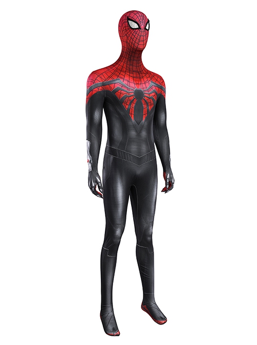 Game Spider Man 2 Ultimate Peter Parker Superior Spider Man Halloween Cosplay Costume Full Set