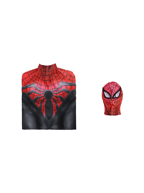 Game Spider Man 2 Ultimate Peter Parker Superior Spider Man Halloween Cosplay Costume Full Set