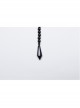 Wild Black Multi Layer Pearl Stand Up Collar Skull Beads Gothic Style Adjustable Neck Cover