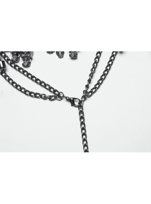 Exquisite Silver Metal Hollow Carving With Three-Dimensional Faceted Gemstone Gothic Style Headband Headdress